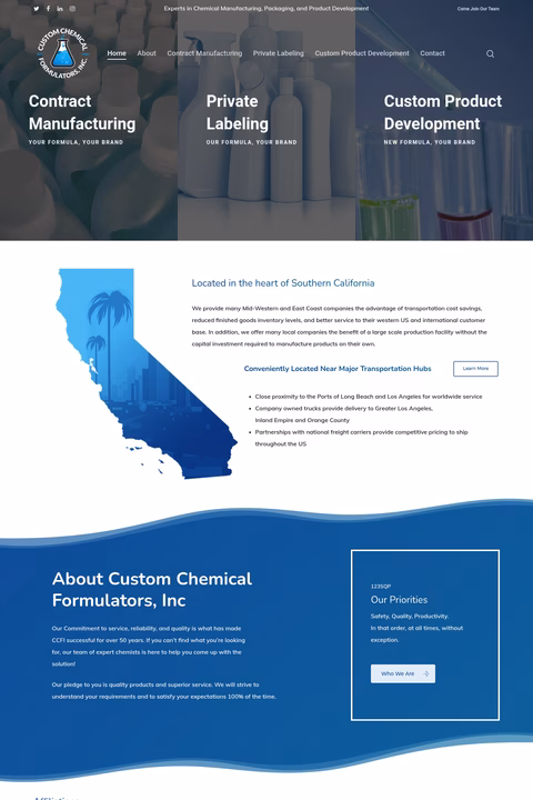 Custom-Chemical-Formulators Homepage 1440px