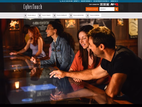 Cybertouch Homepage 1440px