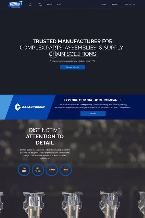 Danco-Machine Homepage 1440px