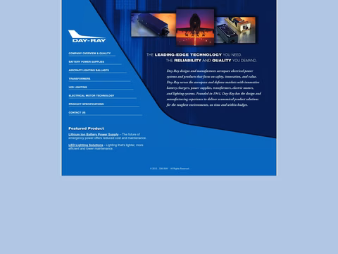 Day-Ray-Products Homepage 1440px