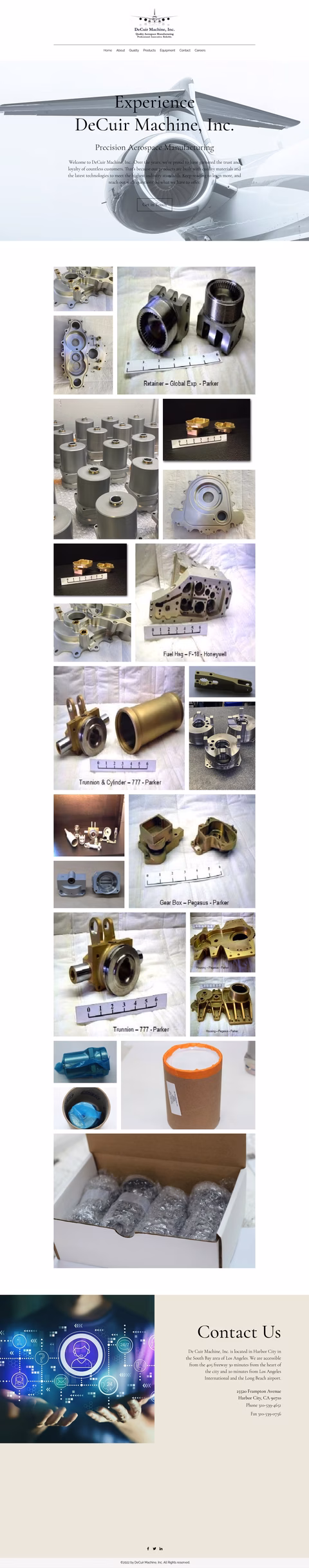 Decuir-Machine Homepage 1440px