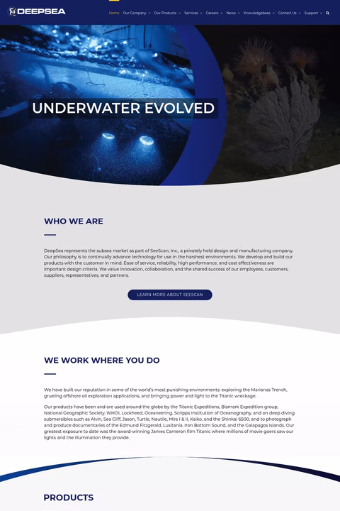 Deepsea-Power-Light Homepage 1440px