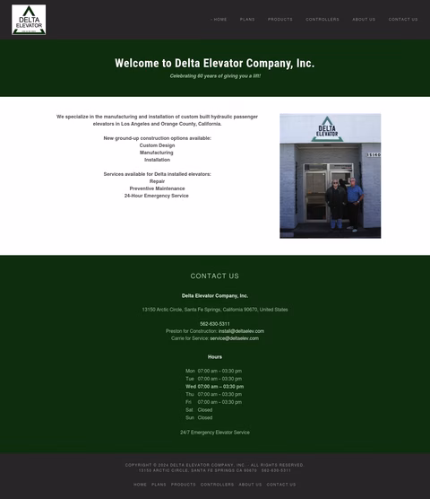 Delta-Elevator-Company Homepage 1440px