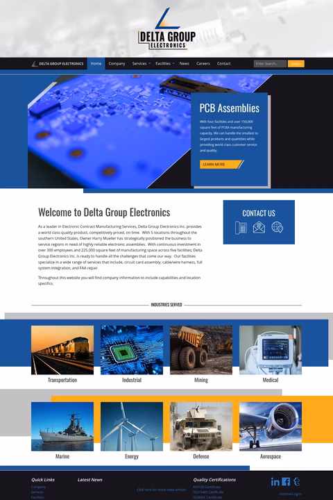 Delta-Group-Electronics-Inc Homepage 1440px