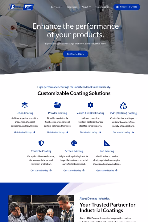 Denmac-Industries Homepage 1440px