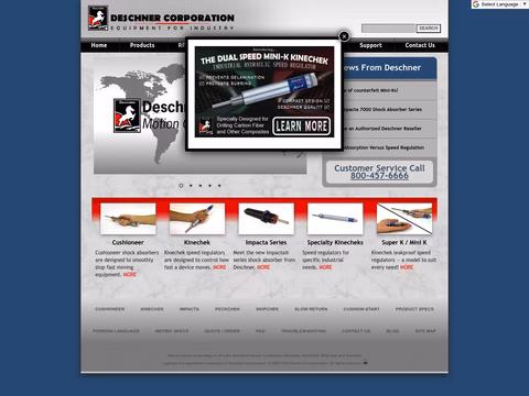 Deschner-Corporation Homepage 1440px
