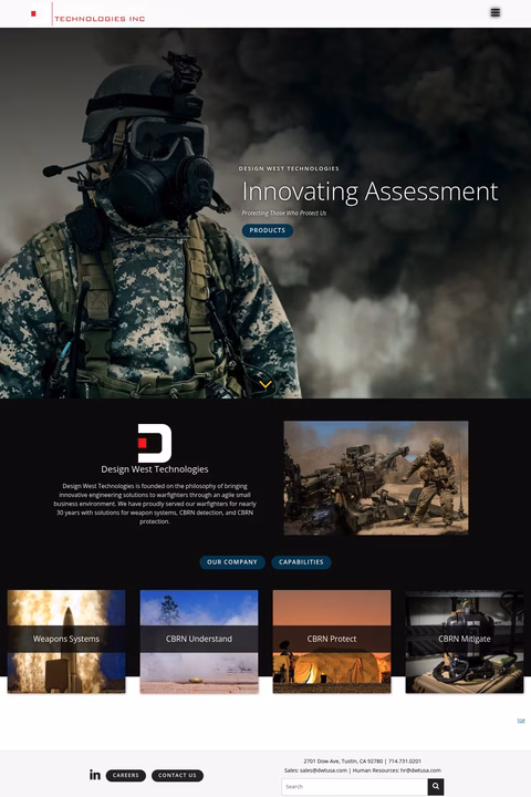 Design-West-Technologies Homepage 1440px