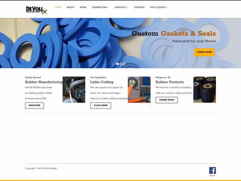 Devoll-Rubber-Manufacturing-Group Homepage 1440px