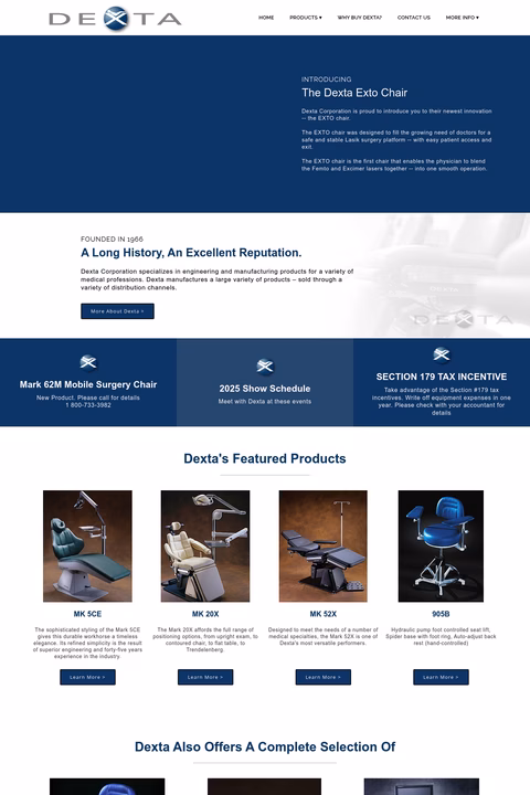 Dexta-Corporation Homepage 1440px
