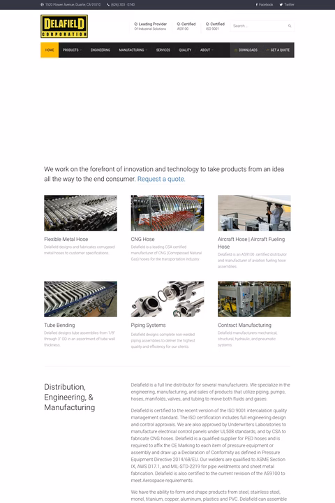 Dft-Corporation Homepage 1440px