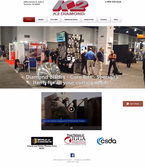 Diamond-K3 Homepage 1440px