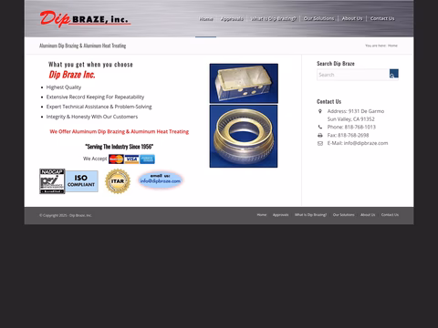 Dip-Braze-Inc Homepage 1440px