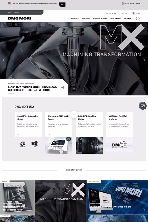 Dmg-Mori Homepage 1440px