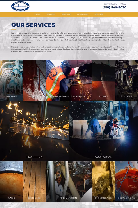 Dockside-Machine-Ship-Repair Homepage 1440px