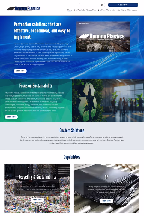 Domino-Plastics-Manufacturing Homepage 1440px