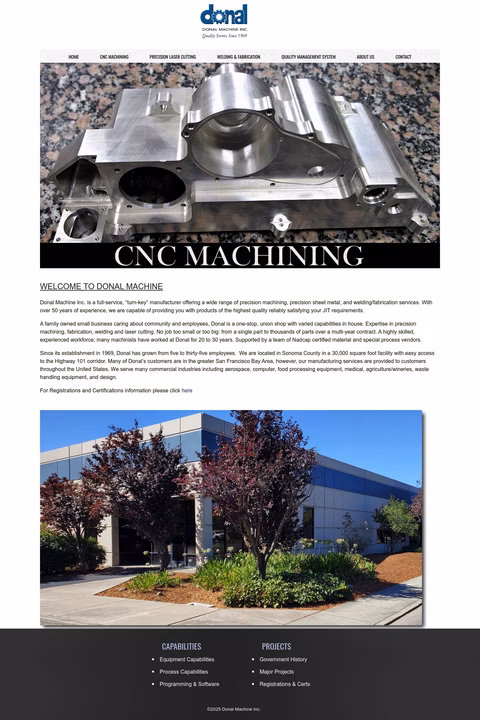 Donal-Machine-Inc Homepage 1440px