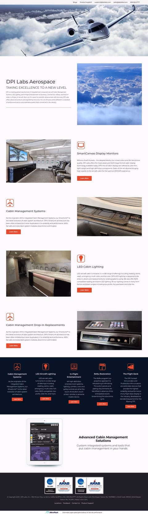 Dpi-Labs Homepage 1440px