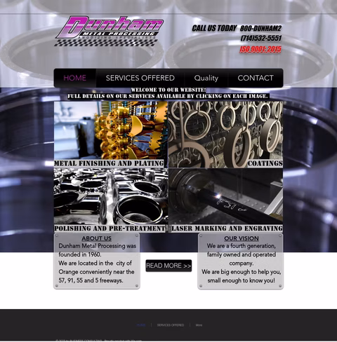 Dunham-Metal-Processing Homepage 1440px