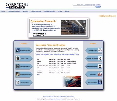 Dynamation-Research Homepage 1440px