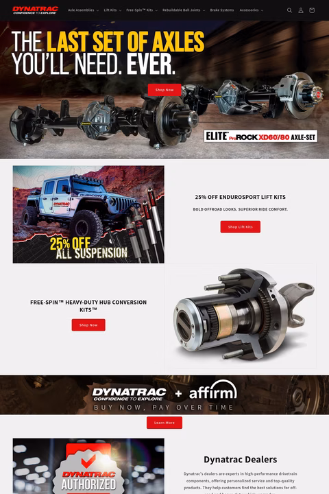 Dynatrac-Products Homepage 1440px