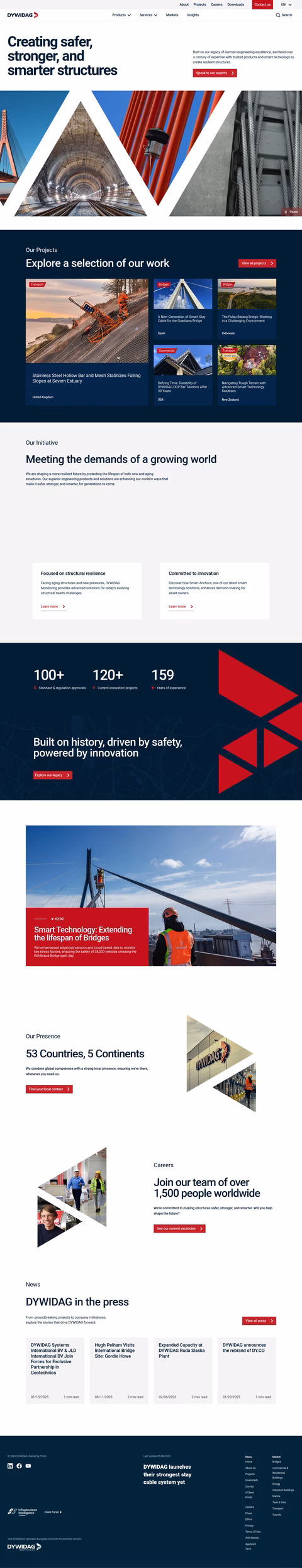 Dywidag-Systems-International Homepage 1440px