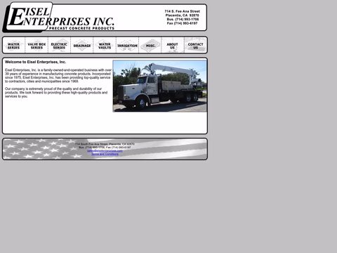 Eisel-Enterprises Homepage 1440px