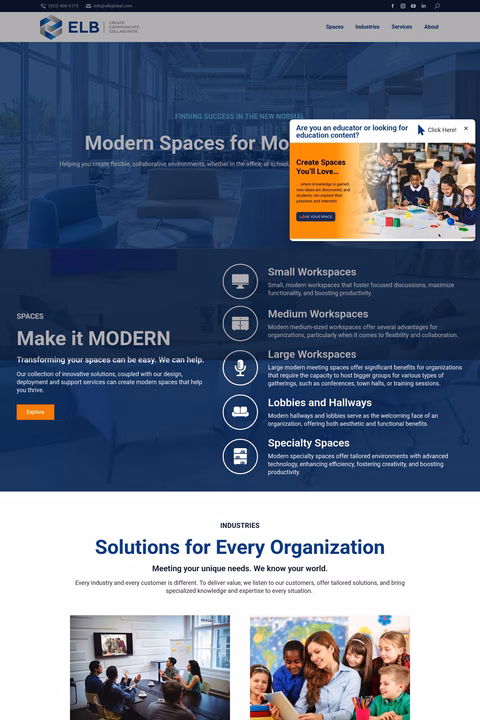 Elb-Global Homepage 1440px