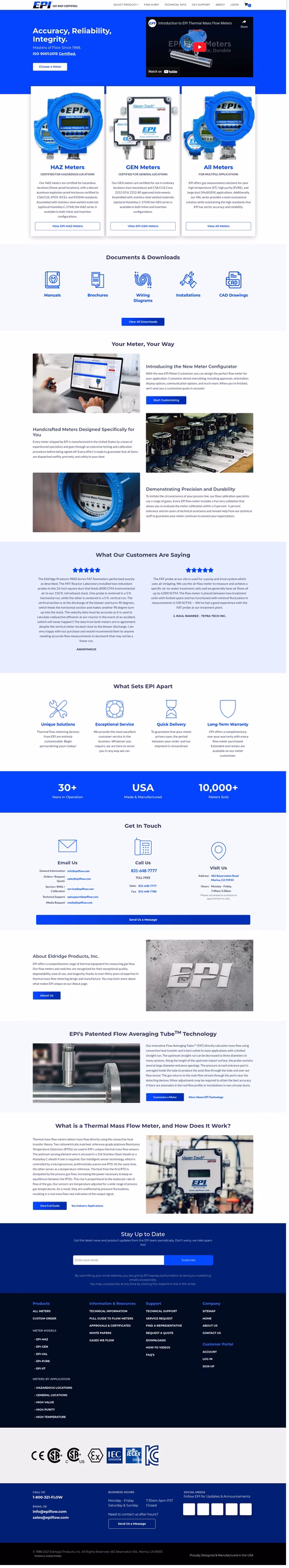 Eldridge-Products Homepage 1440px