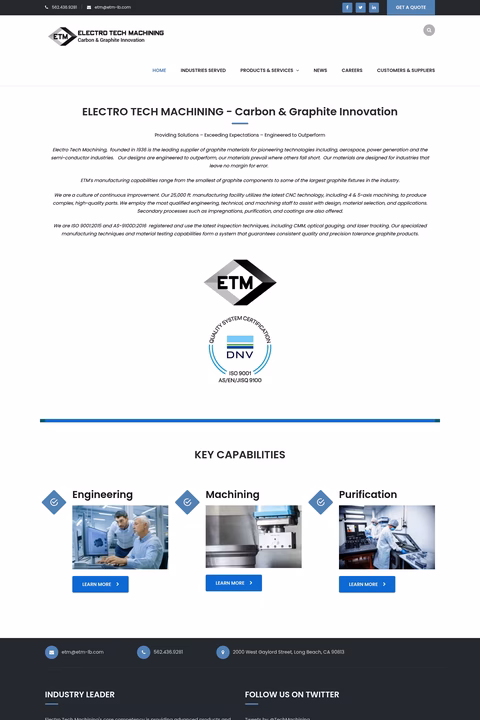 Electro-Tech-Machining Homepage 1440px