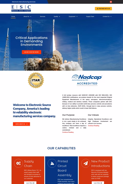 Electronic-Source-Company Homepage 1440px