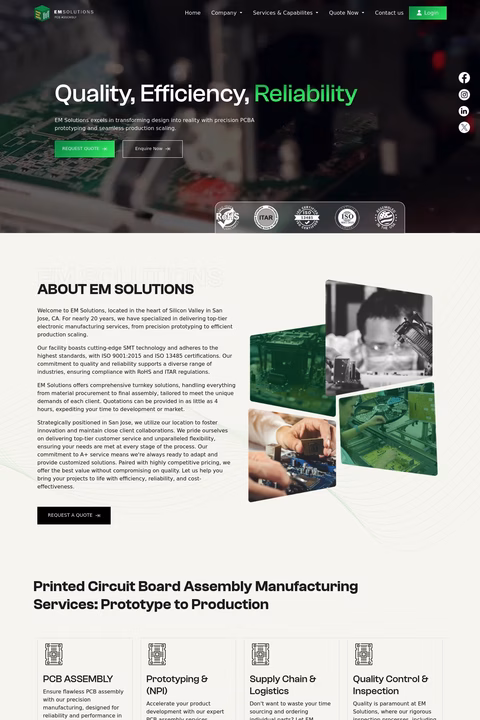 Em-Solutions Homepage 1440px