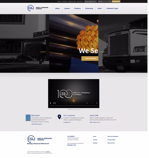 Emj-Metals Homepage 1440px