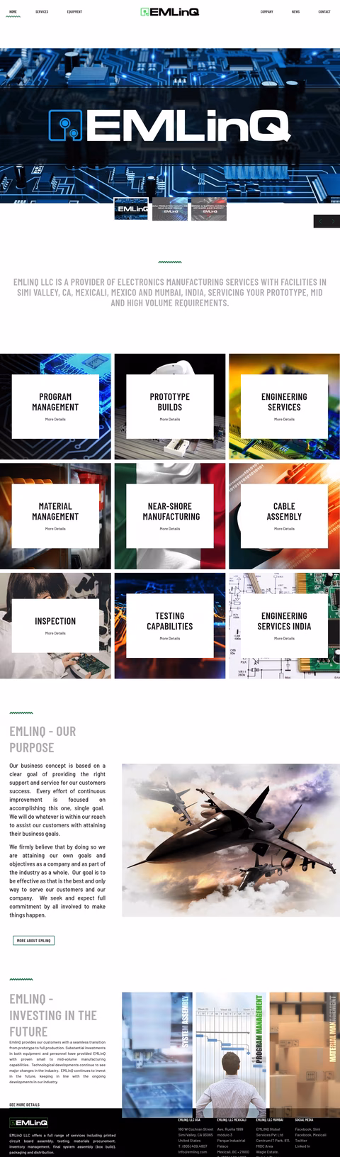 Emlinq Homepage 1440px