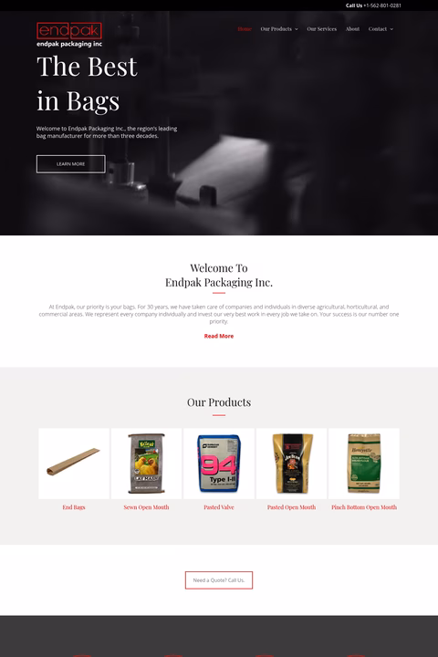 Endpak-Packaging Homepage 1440px
