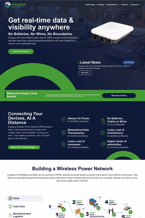 Energous-Corporation Homepage 1440px