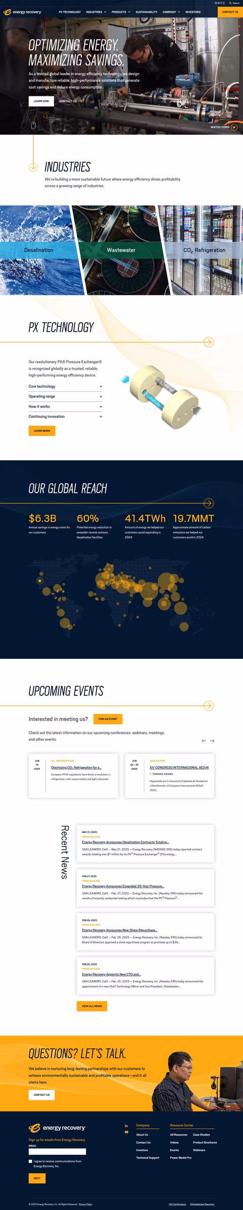 Energy-Recovery-Inc Homepage 1440px