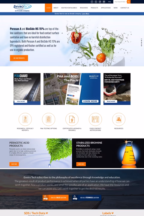 Enviro-Tech Homepage 1440px