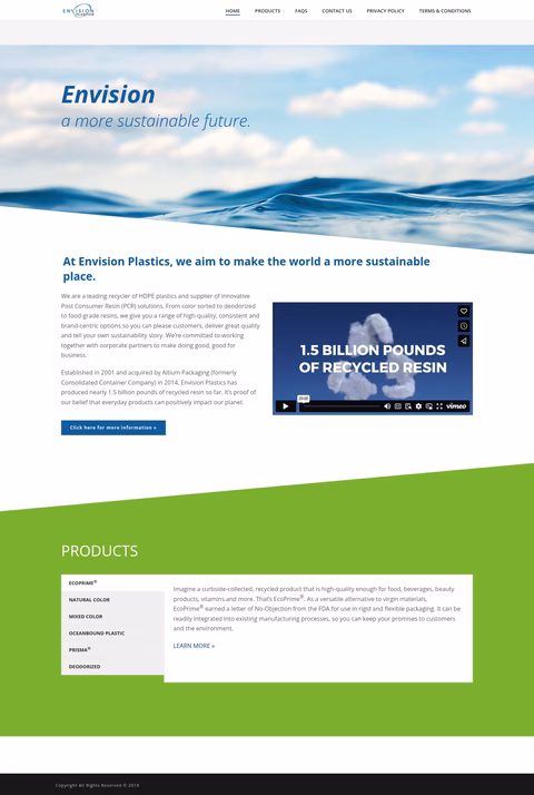 Envision-Plastics Homepage 1440px