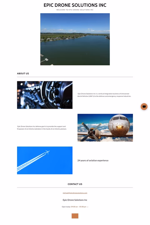 Epic-Drone-Solutions Homepage 1440px