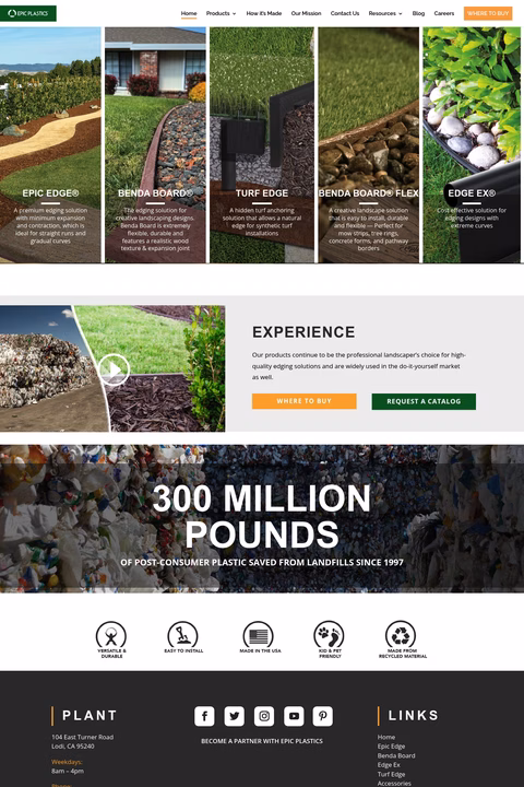 Epic-Plastics Homepage 1440px