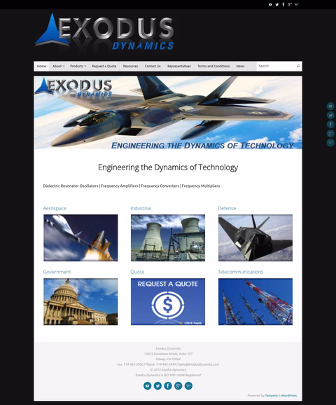 Exodus-Dynamics Homepage 1440px