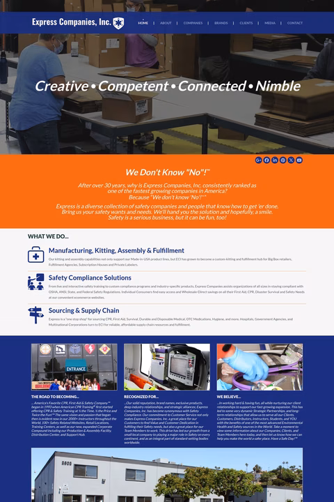 Express-Companies-Inc Homepage 1440px