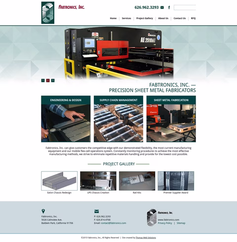 Fabtronics Homepage 1440px