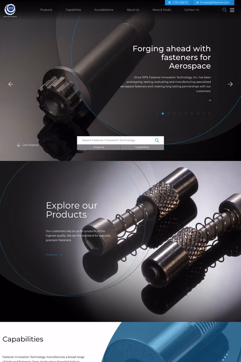 Fastener-Innovation-Technology Homepage 1440px