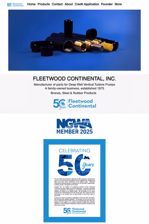 Fleetwood-Continental Homepage 1440px