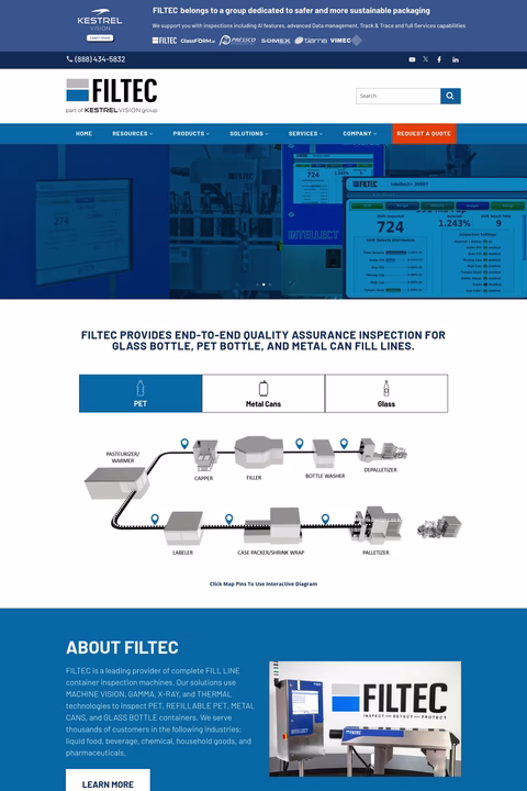 Filtec Homepage 1440px