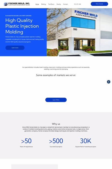 Fischer-Mold Homepage 1440px