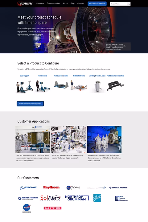 Flotron Homepage 1440px