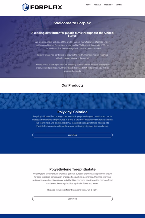 Forplax Homepage 1440px