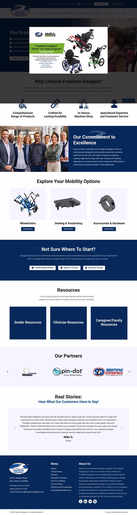 Freedom-Designs-Inc Homepage 1440px